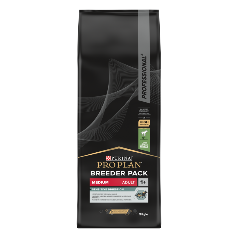 Pro Plan Adult Medium Sensitive Digestion (Riche en Agneau) - 3kg | Distripro Petfood