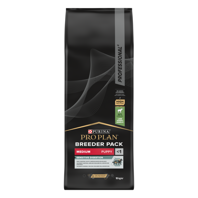 Pro Plan - Medium Puppy Sensitive Digestion (Riche en Agneau) - 3kg | Distripro Petfood