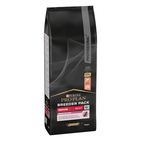 Pro Plan Adult Medium Sensitive Skin (Riche en Saumon) - 18kg | Distripro Petfood