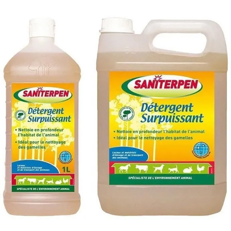 Saniterpen Détergent Surpuissant (1L) | Distripro Petfood