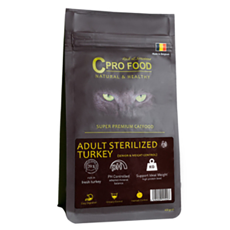 Cprofood Chat Adulte Stérilisé Dinde - 3kg | Distripro Petfood
