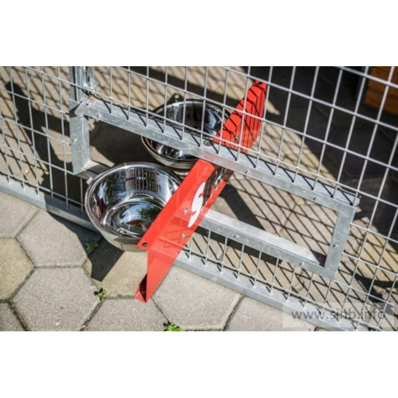Porte Gamelles Pivotant pour 2 Gamelles (2,80L) | Distripro Petfood