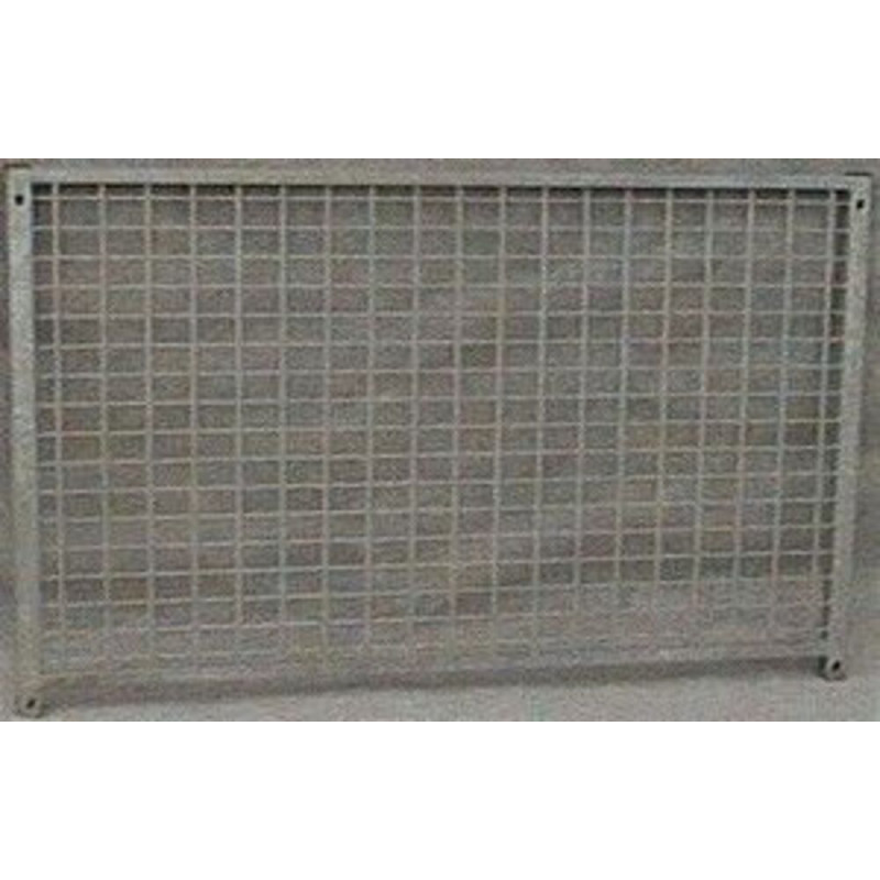 Grille de Parc à Chiots + Treillis Avec Porte (0,95m x 1m) | Distripro Petfood