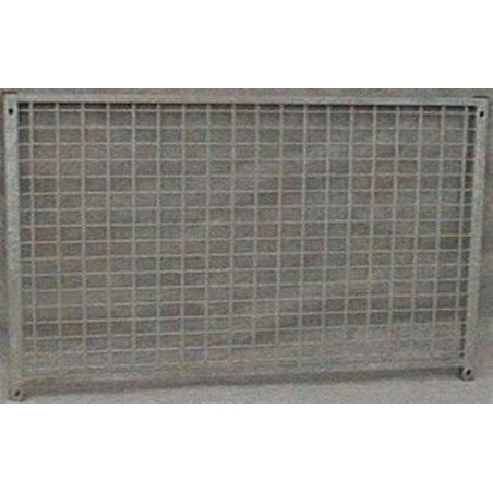 Grille de Parc à Chiots + Treillis Avec Porte (0,95m x 1m) | Distripro Petfood