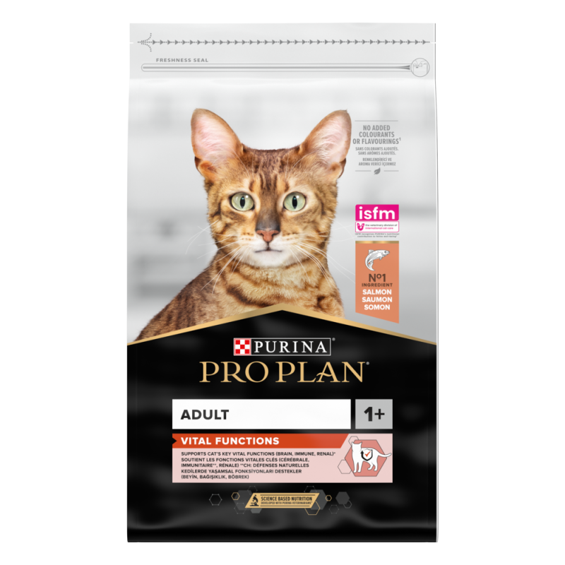 Pro Plan Chat Adulte Vital Function Saumon - 15kg | Distripro Petfood